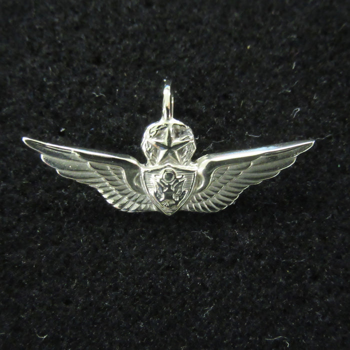 1.25" Sterling Silver Master Crewmember Wing Pendant