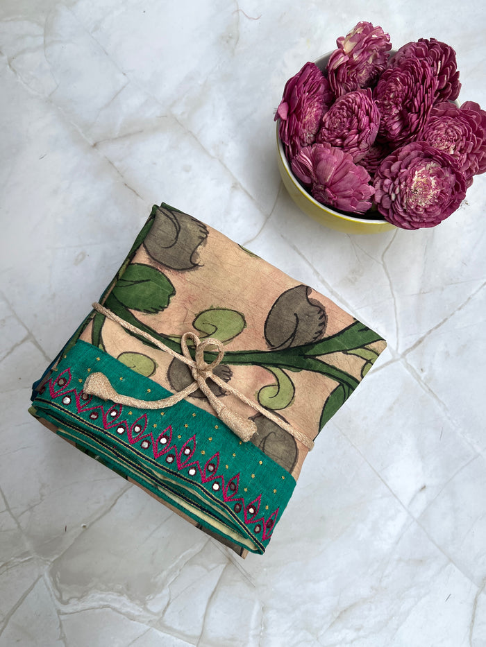 Kalamkari Silk Blouse Set