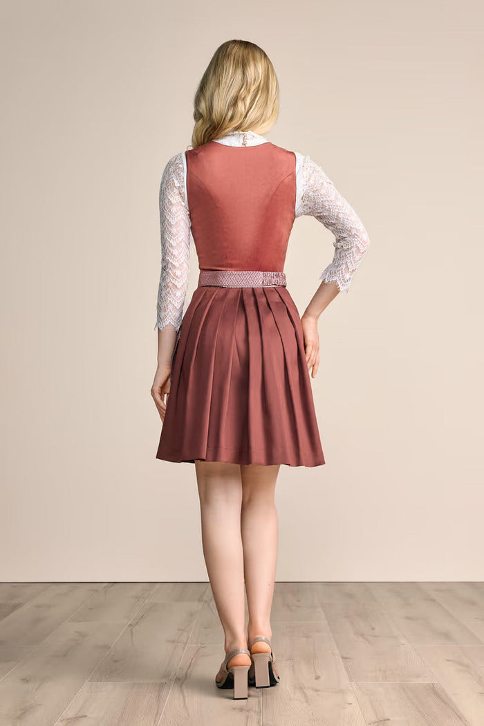 Kruger Alisha Mini Dirndl, Red — 50cm 2pc Set