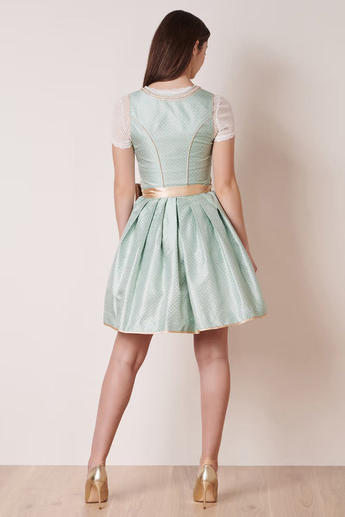 Kruger Maite Mini Dirndl, Turquoise — 50cm 2pc Set