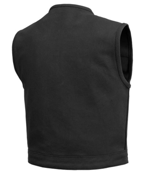 Men's Lowside Canvas Moto Vest