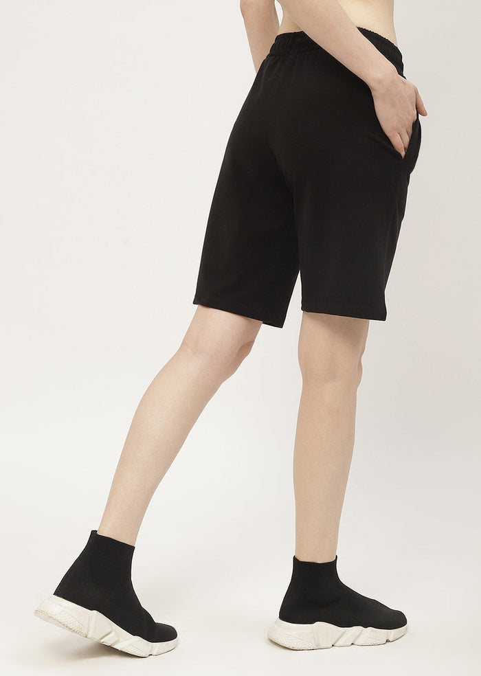 mSECRET Typography Black Boxer Shorts