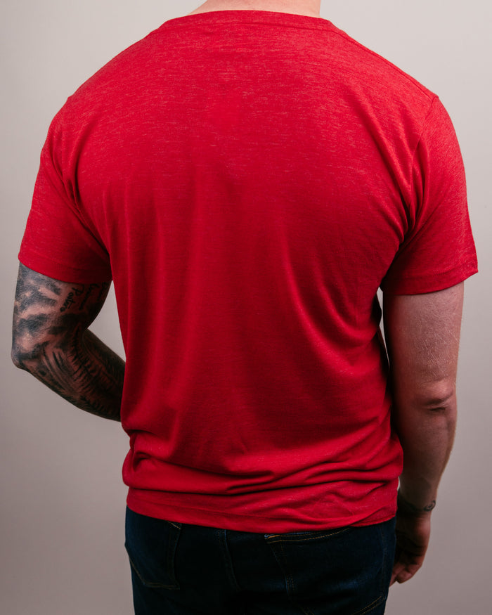 Red Nebraska Cornhuskers 8th Day Vintage T-Shirt Back