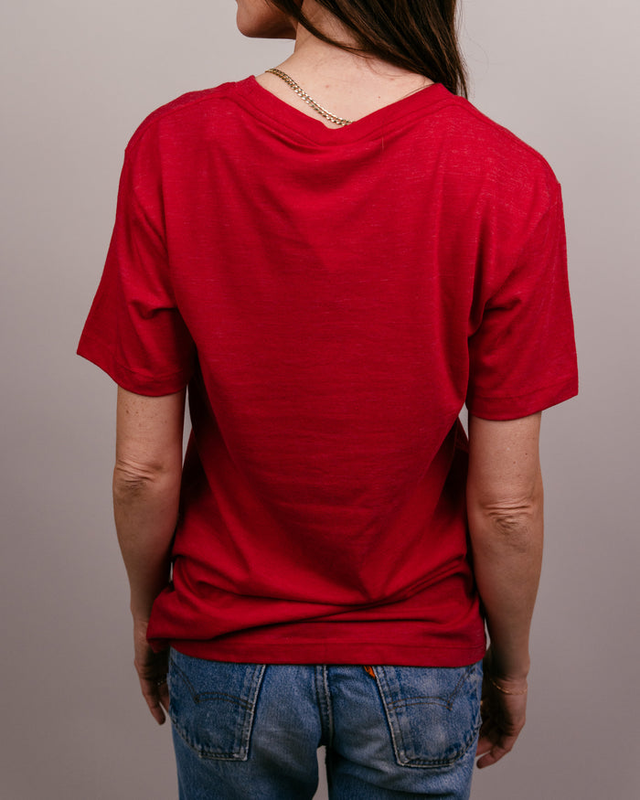 Red In our Grit, Our Glory University of Nebraska Herbie Vintage T-Shirt Back