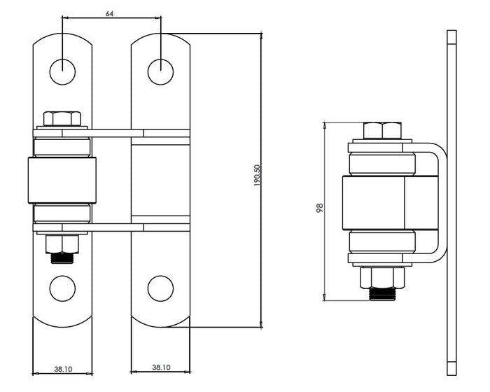 Shut It Heavy Duty Gate Hinge - Image 2