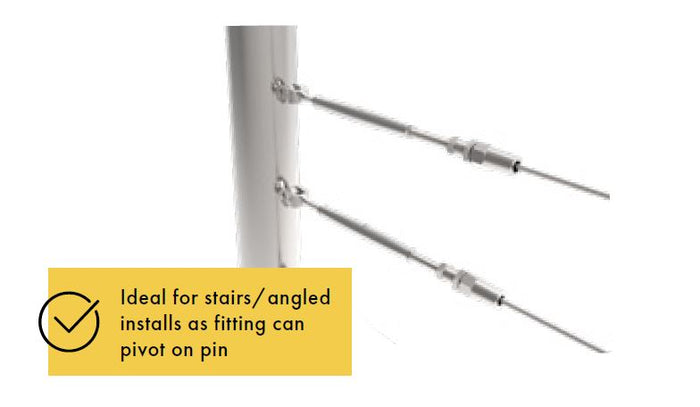 Swageless rigging screw M6 X 3.2mm Stainless Steel 316 - Image 4