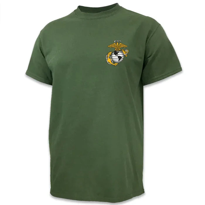 USMC EGA Logo T-Shirt (OD Green)