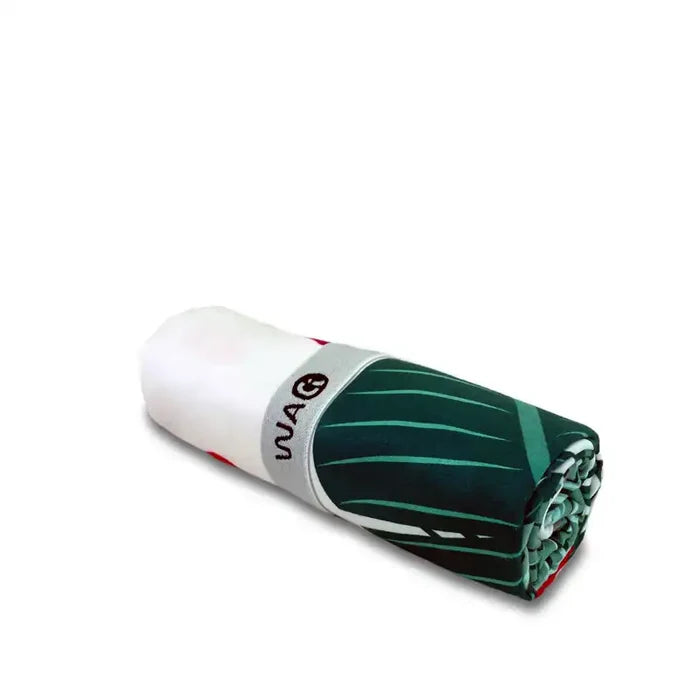 Rolled up quick-dry travel towel
