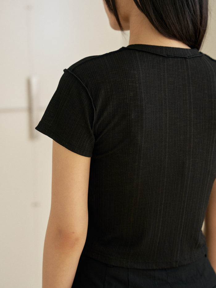 Wave Short Sleeve - Black