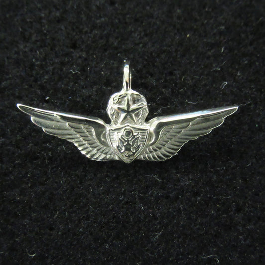 1.25" Sterling Silver Master Crewmember Wing Pendant