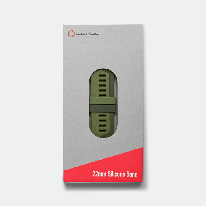 22mm Silicon Band - Green