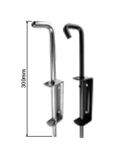 300mm drop bolt, Steel gate bolt. - Image 3