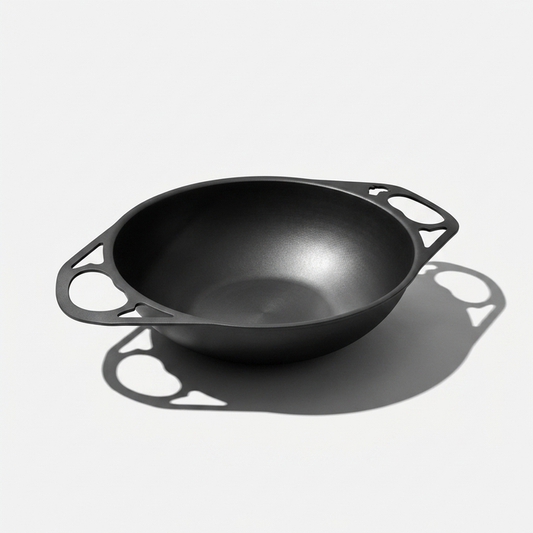 30cm Iron Dual Handle Wok