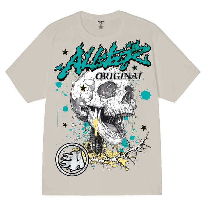 Beige 3Forty Inc. Allstar Original T-Shirt with crew neck and short sleeves, casual streetwear tee.
