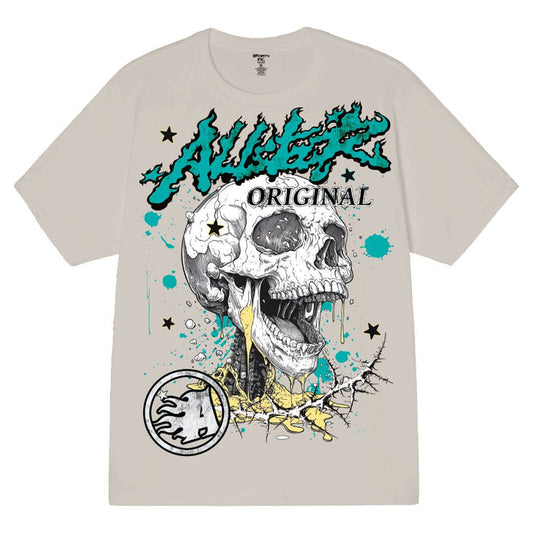 Beige 3Forty Inc. Allstar Original T-Shirt with crew neck and short sleeves, casual streetwear tee.