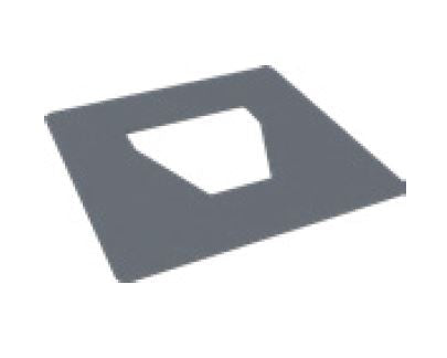 Aluminium 135 Degrees dress ring, for pool fence post. - Image 1
