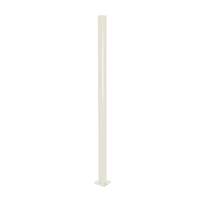 Aluminium Base Plated Pool Fence Post - 50 x 50mm x 1300mm, choice of colours - Image 1
