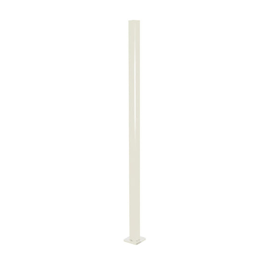 Aluminium Base Plated Pool Fence Post - 50 x 50mm x 1300mm, choice of colours - Image 1
