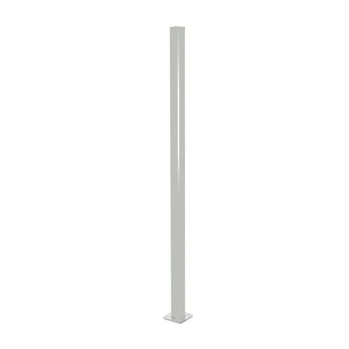 Aluminium Base Plated Pool Fence Post - 50 x 50mm x 1300mm, choice of colours - Image 2