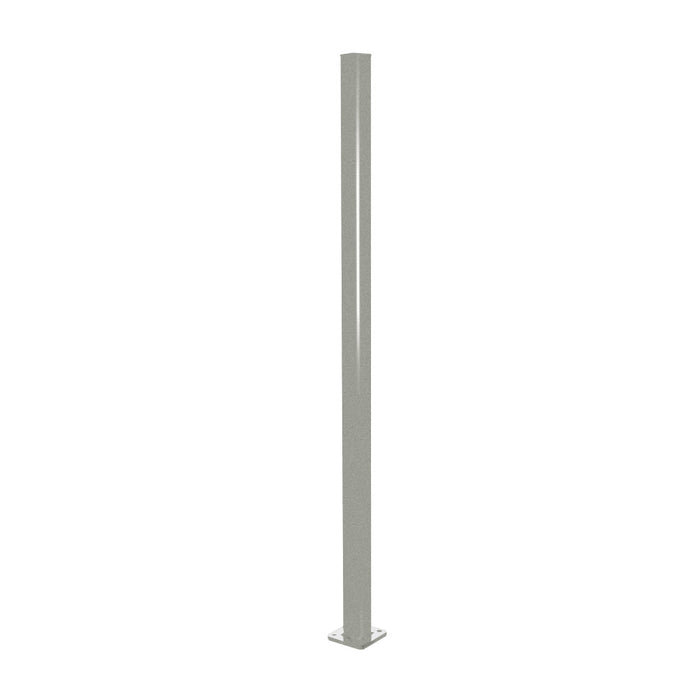 Aluminium Base Plated Pool Fence Post - 50 x 50mm x 1300mm, choice of colours - Image 4