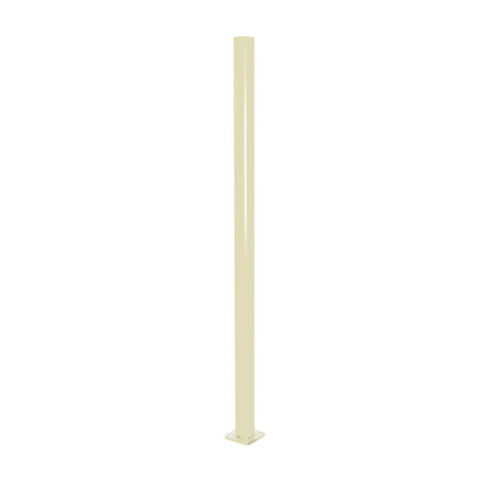 Aluminium Base Plated Pool Fence Post - 50 x 50mm x 1300mm, choice of colours - Image 5