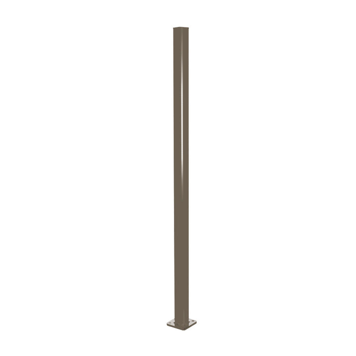 Aluminium Base Plated Pool Fence Post - 50 x 50mm x 1300mm, choice of colours - Image 6
