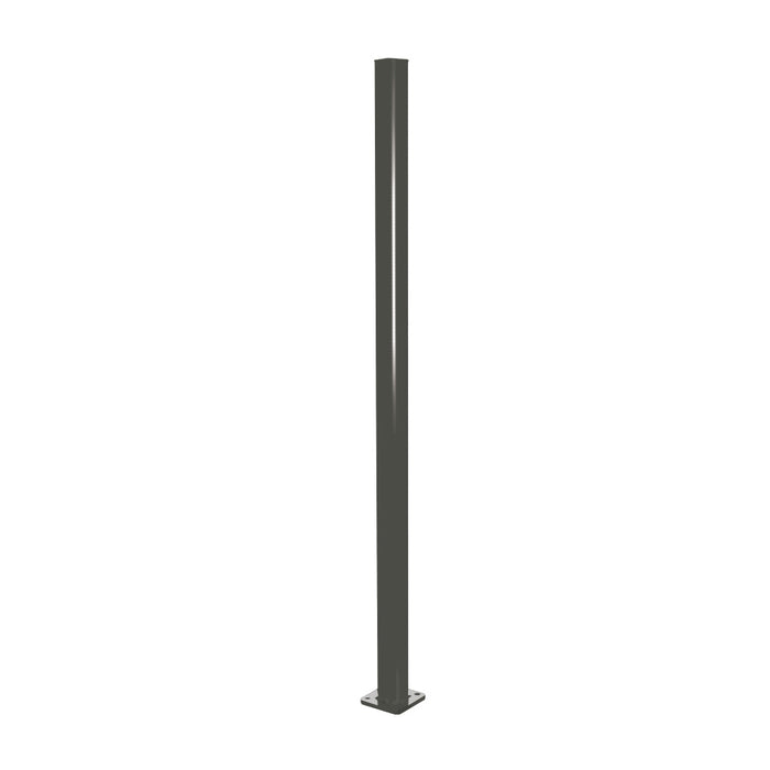 Aluminium Base Plated Pool Fence Post - 50 x 50mm x 1300mm, choice of colours - Image 7