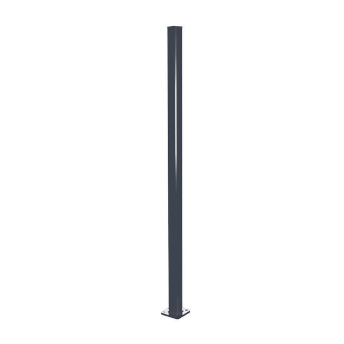 Aluminium Base Plated Pool Fence Post - 50 x 50mm x 1300mm, choice of colours - Image 8
