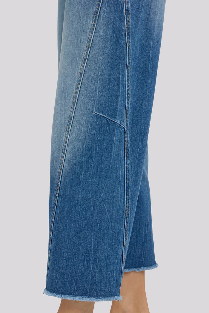 Alyssa Relaxed Crop Jeans - Pacifica