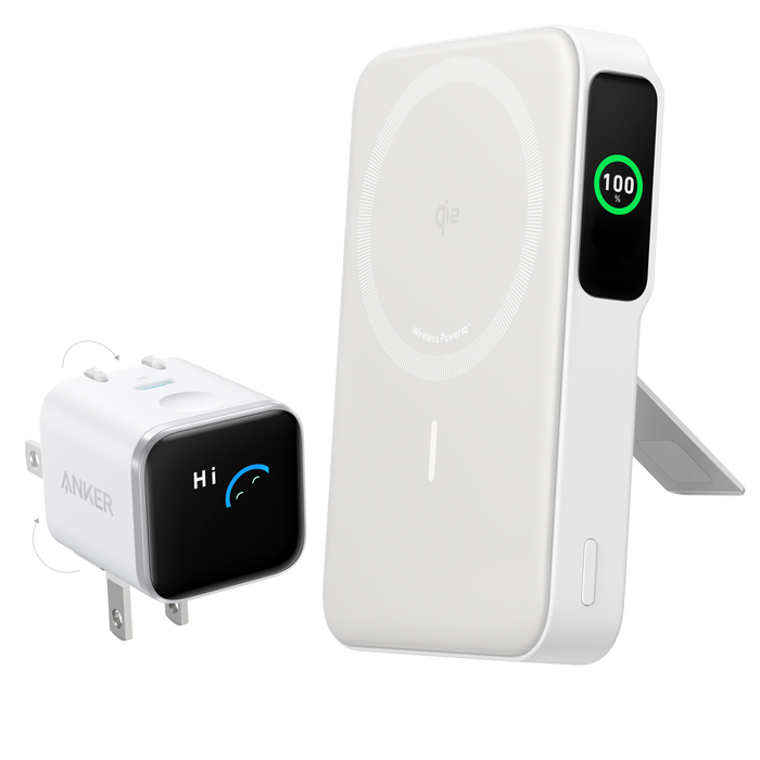 Shell White / 10K Power Bank + 45W Charger