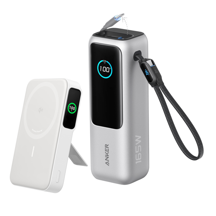 Shell White / 10K Power Bank + 25K Power Bank
