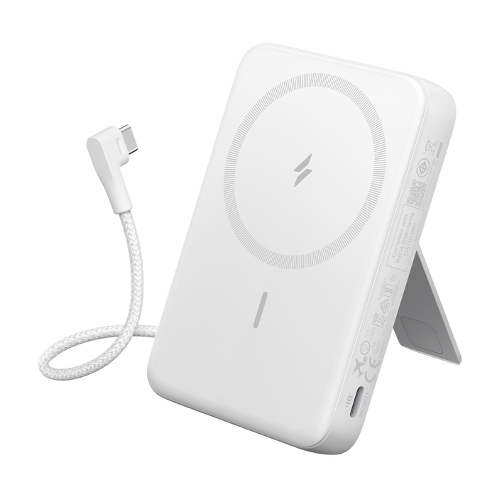 Anker Zolo Magnetic Power Bank (10K, 30W, Built-in USB-C Cable)