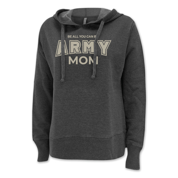 Army Mom Ladies Hood (Washed Black)