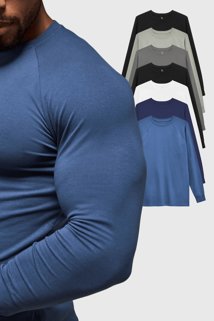 Athletic Fit Long Sleeve Everyday 7-Pack - TAILORED ATHLETE - USA