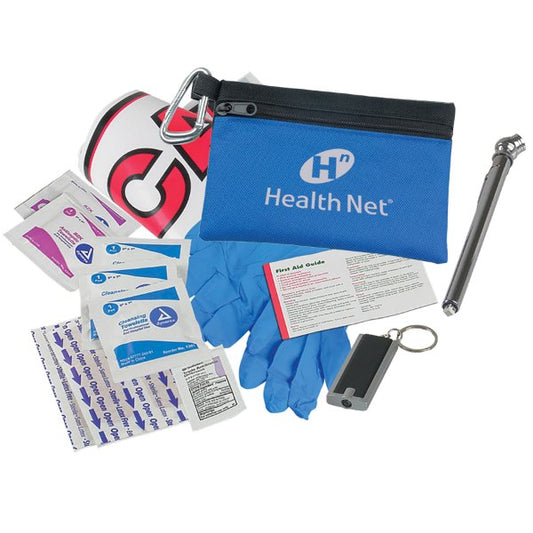 Auto Safety Zipper Tote Kit, Screen Print