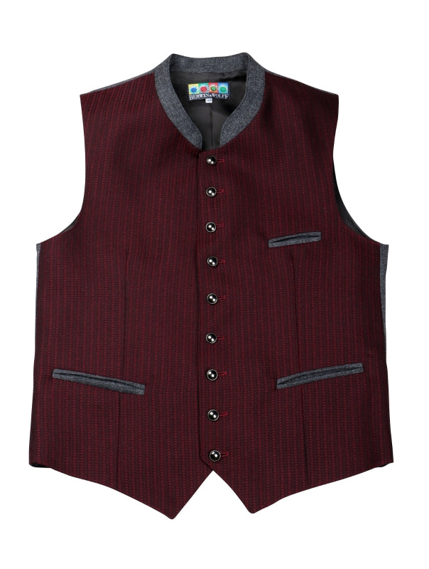 Berwin Traditional Vest "Jesse" red (size 48,50 only)