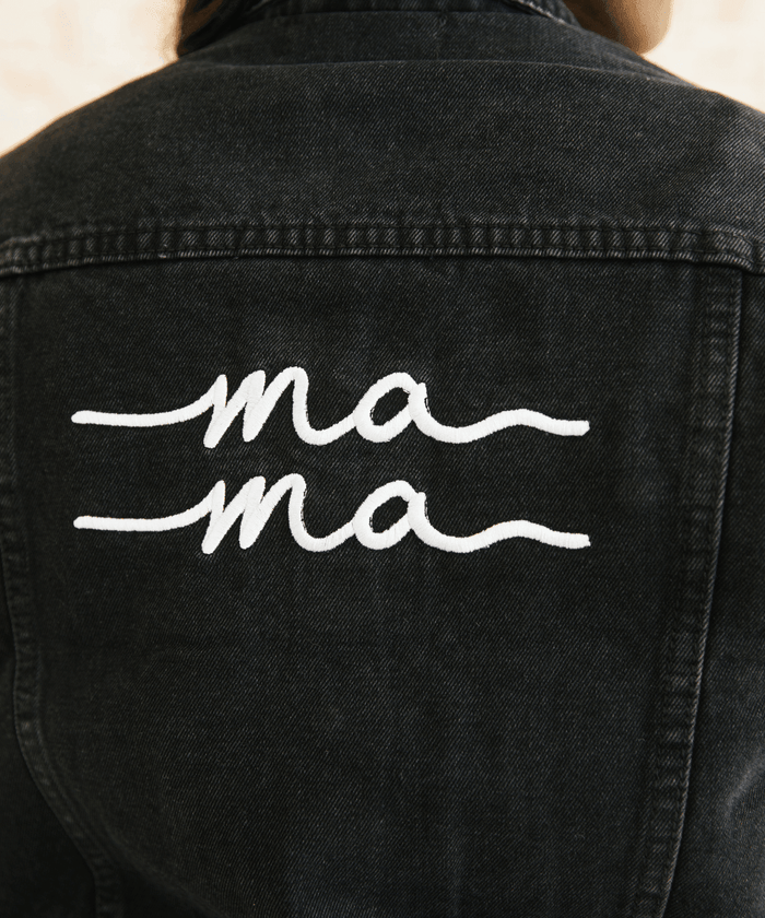 Black Denim Mama Jacket - Sunflower Motherhood
