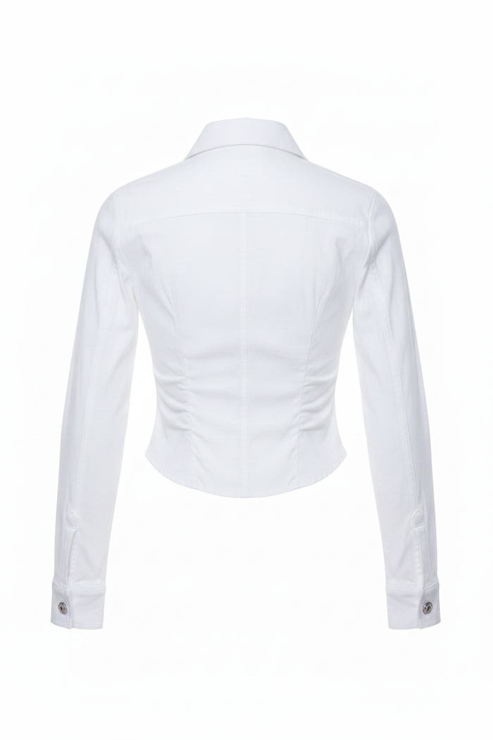 Bling White Top — Back Hero Shot