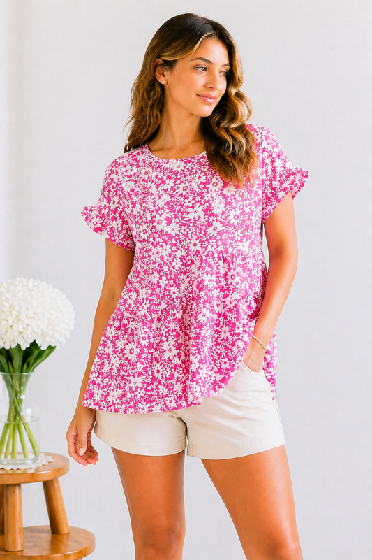 Blushing Daisy Top