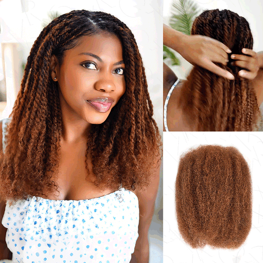 BOGO|Highlight #4/30 Afro kinky Bulk Hair Extensions
