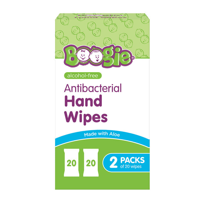Boogie® Antibacterial Hand Wipes (Case)