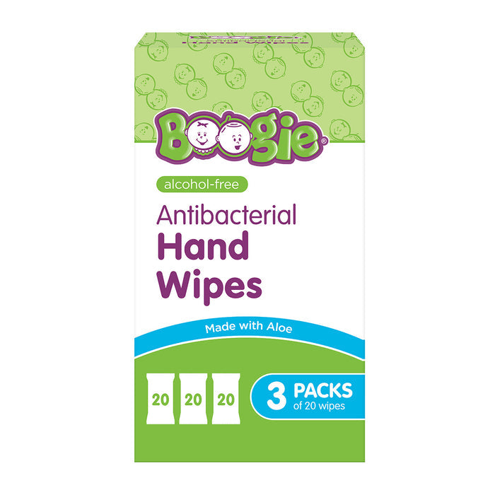 Boogie® Antibacterial Hand Wipes (Case)