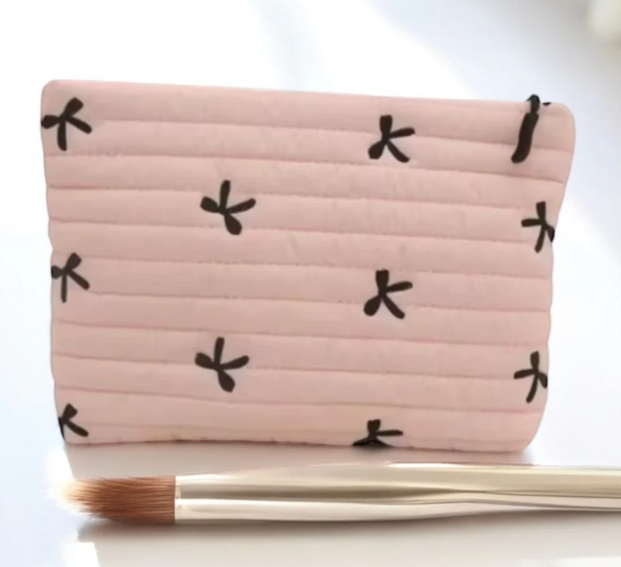 Bow Chic Cosmetic Bag