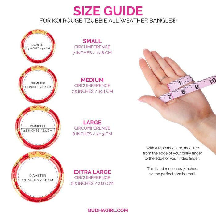 Budha Girl - All Weather Bangle® - Tzubbie - Koi Rouge
