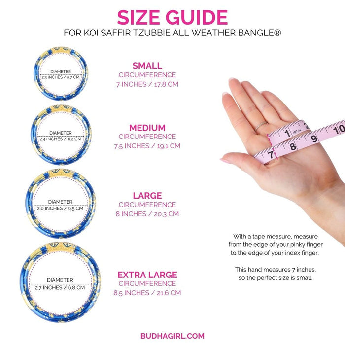 Budha Girl - All Weather Bangle® - Tzubbie - Koi Saffir