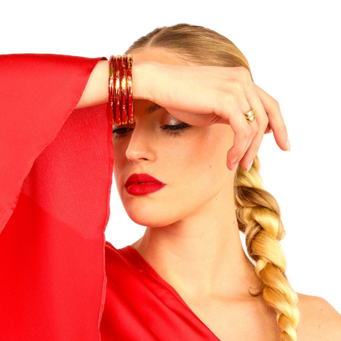 Budha Girl - All Weather Bangles® (Set Of 4) - Koi Rouge