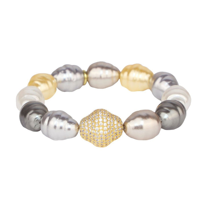 Budha Girl - Isabel Bracelet - Pearl Multi