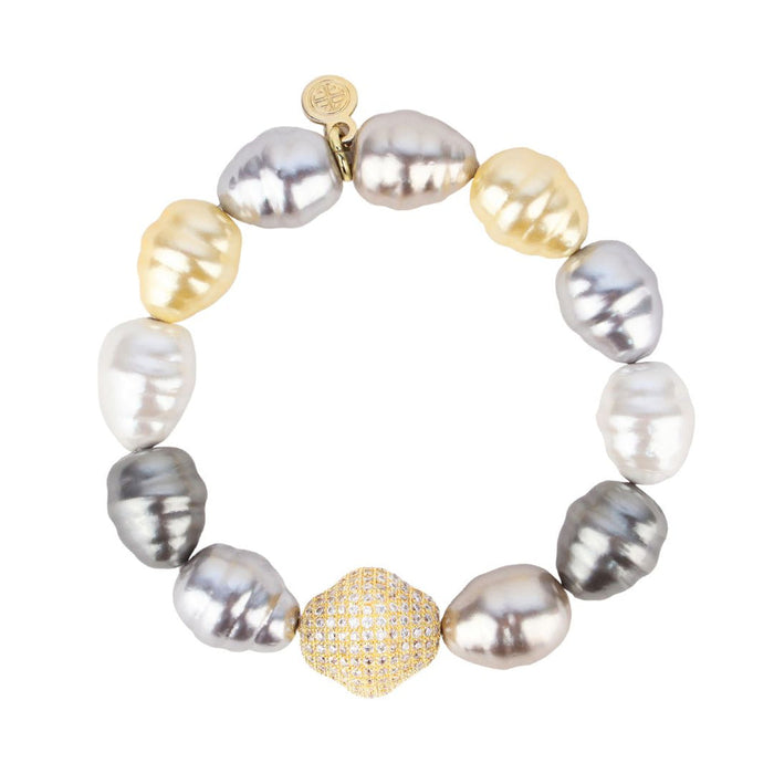 Budha Girl - Isabel Bracelet - Pearl Multi