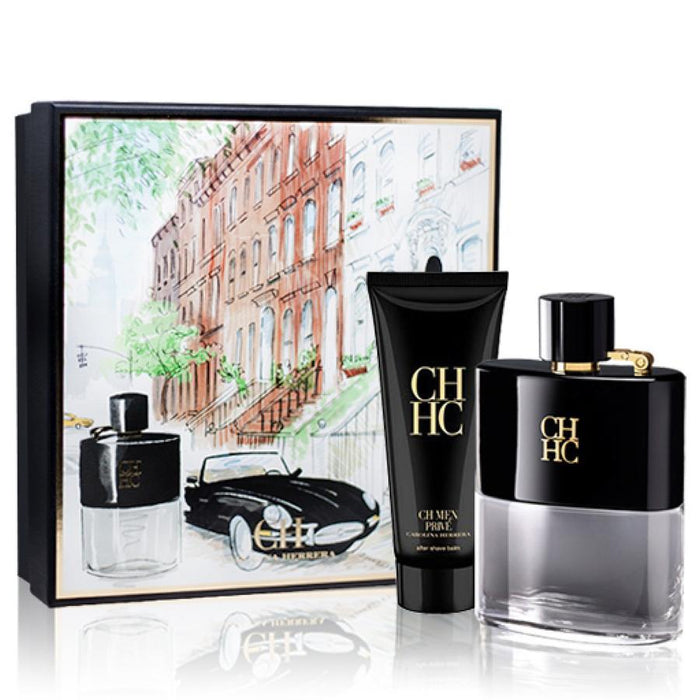 Photo of CH Men Prive by Carolina Herrera for Men 3.4 oz EDT Gift Set