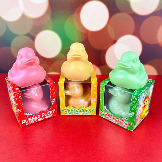 Christmas Rubber Ducky Goat's Milk Soap